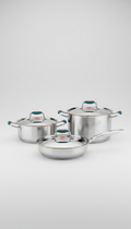 Stainless Steel Cookware Set—10 Piece