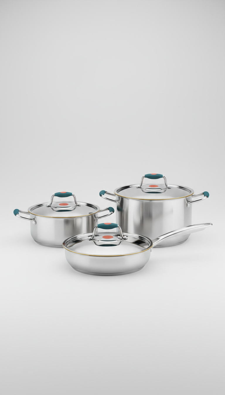 Stainless Steel Cookware Set—10 Piece